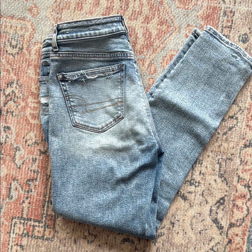 AE Distressed Jeans with Vintage Look